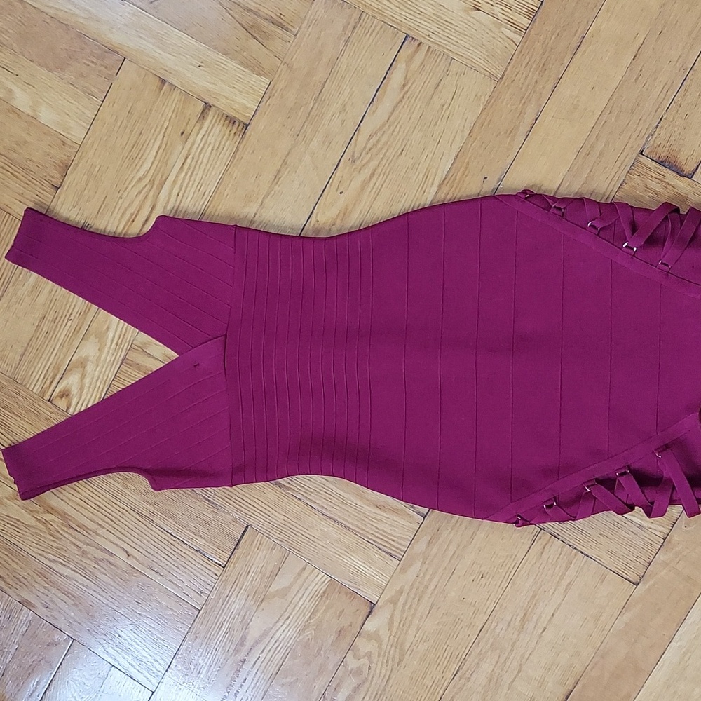 Bebe Bandage Bodycon Dress XS NWT